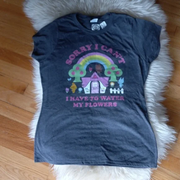 Nintendo Animal Crossing Flowers Tee sz M - Picture 2 of 3
